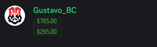 Resultado do aluno Gustavo